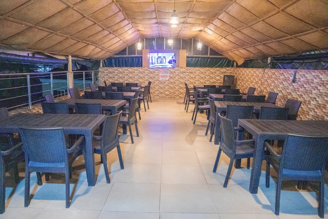 Bush Bar outdoor area at Hotel 69 Palms